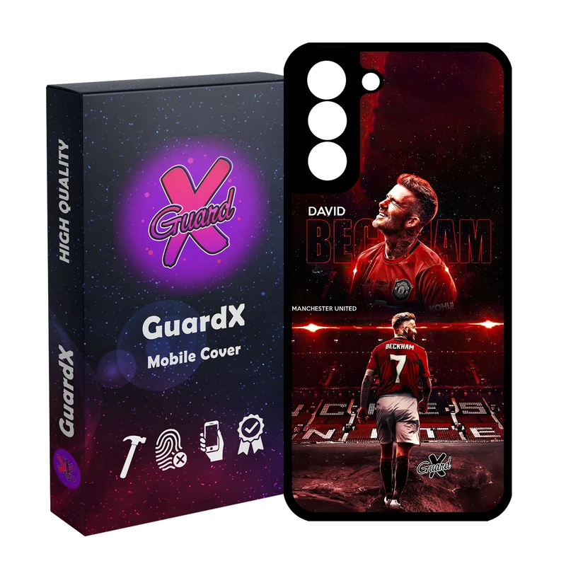 کاور گارد ایکس طرح David Beckham مدل Glass10581 مناسب برای گوشی موبایل سامسونگ Galaxy S21 FE