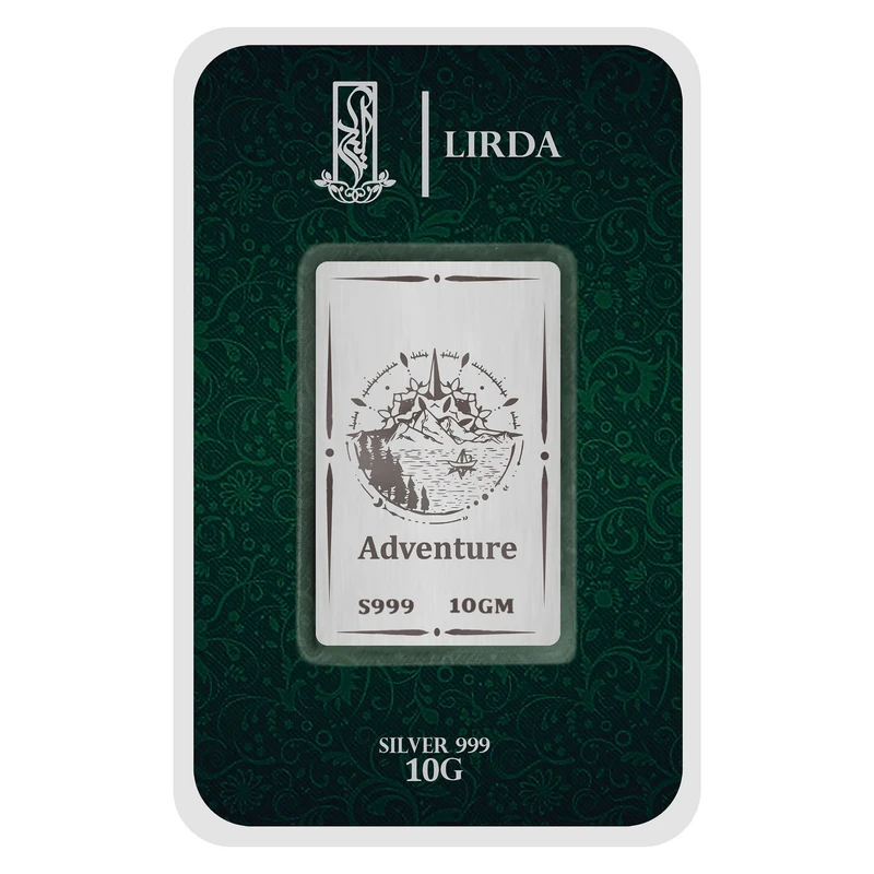 شمش نقره لیردا طرح مسیر زندگی کد 999-10 Adventure