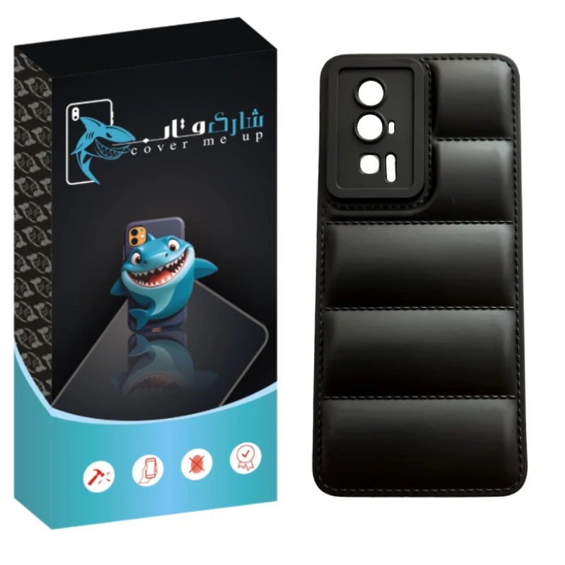 کاور شارک قاب مدل پافری مناسب برای گوشی موبایل شیائومی Poco F5 Pro