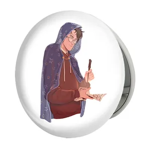 آینه جیبی خندالو طرح جیمز پاتر هری پاتر Harry Potter مدل تاشو کد 19367 