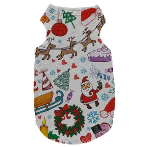 لباس سگ و گربه 27 طرح Christmas Full کد MH673 سایز S