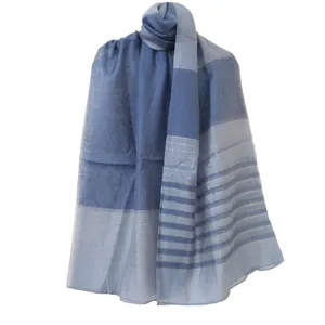 شال زنانه مدل مجلسی حریر نخ لمه دار