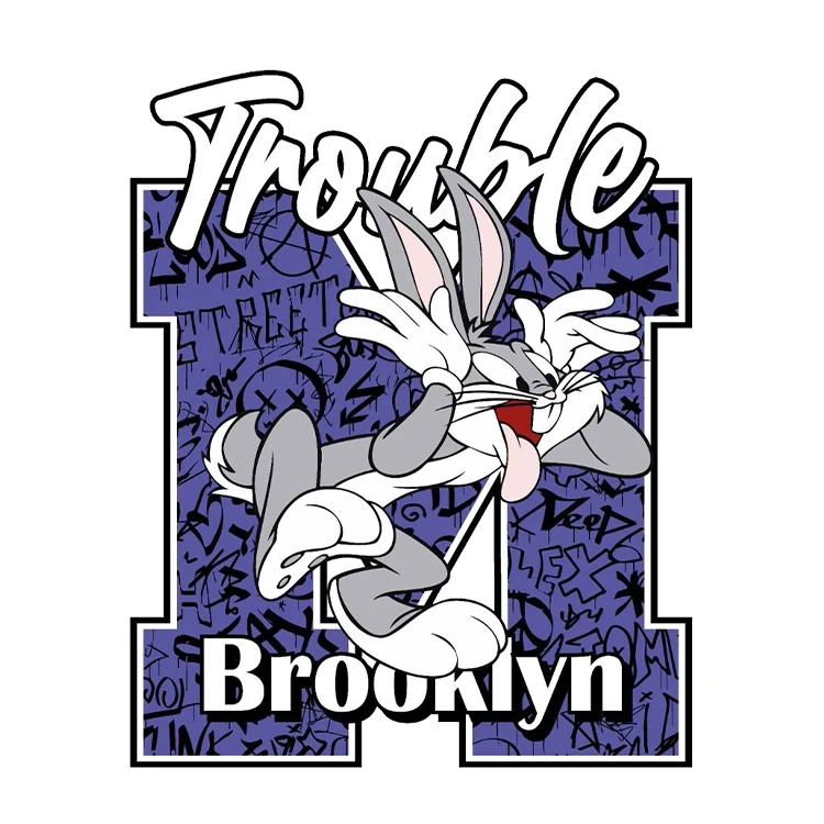 استیکر پارچه و لباس پاد آفرین مدل کارتونی کد S1249