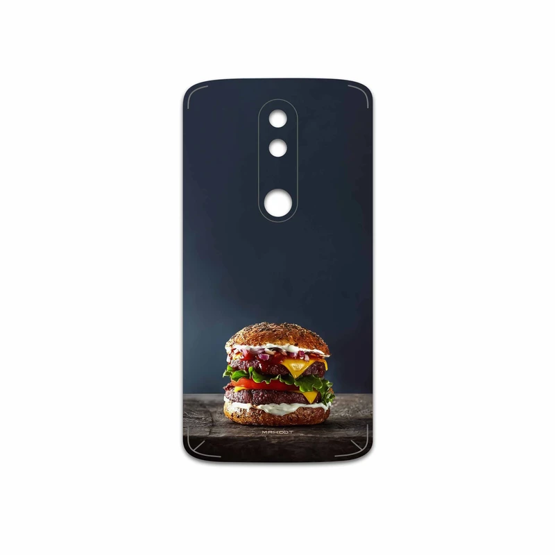 برچسب پوششی ماهوت مدل Hamburger مناسب برای گوشی موبایل موتورولا Moto X Force