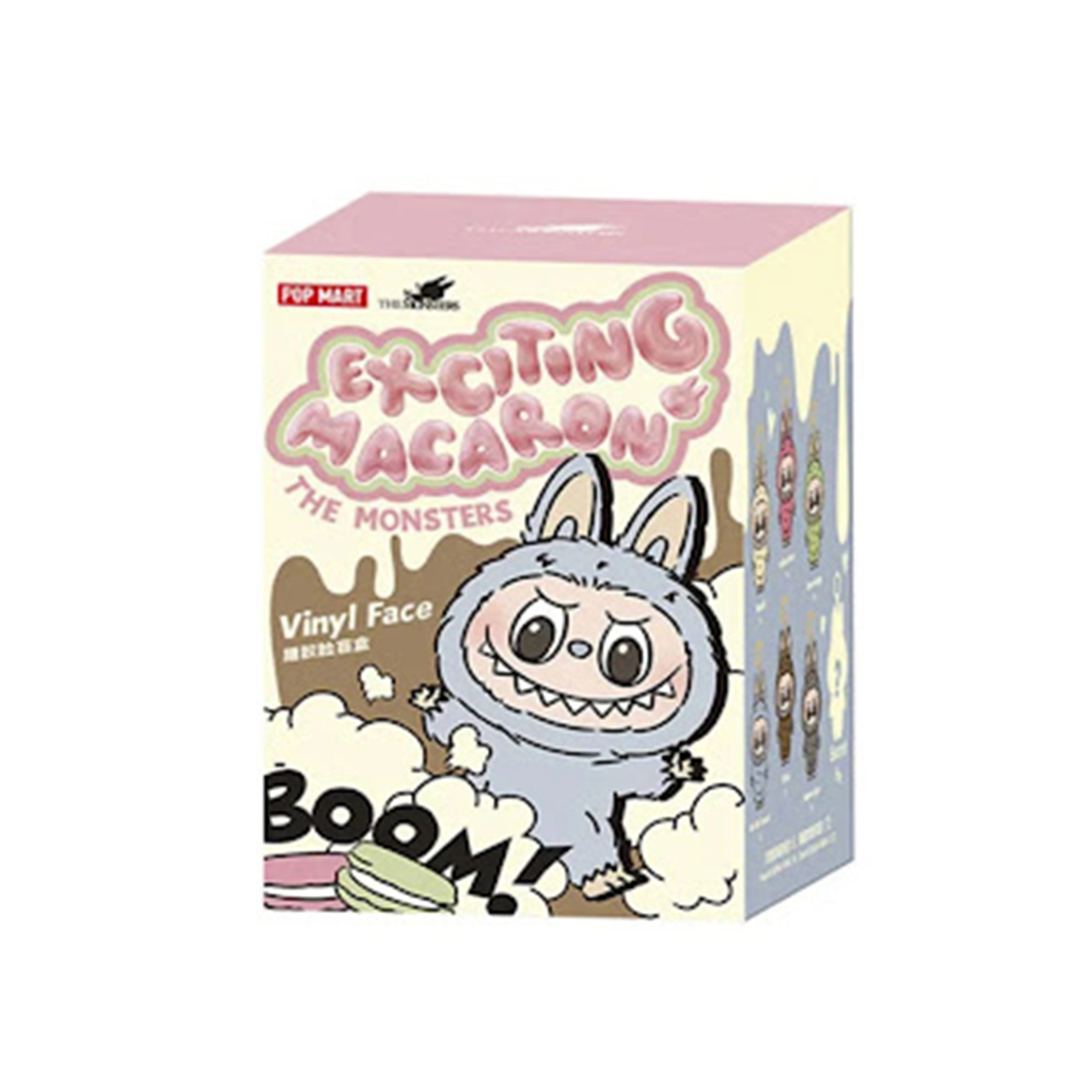 اسباب بازی شانسی پاپ مارت طرح عروسک لبوبو مدل  THE MONSTER EXCITING MACARON DM