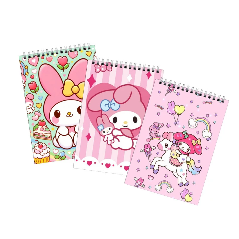 دفتر نقاشی 40 برگ لالالی لو طرح ملودی کد 68 مجموعه 3 عددی