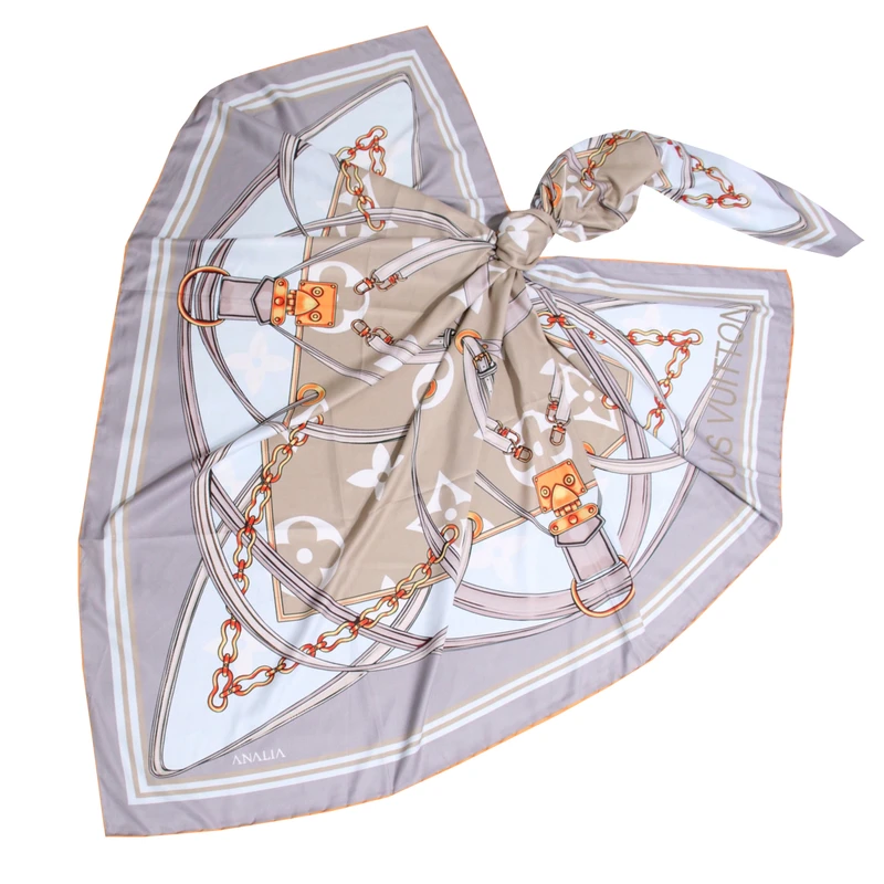 روسری زنانه مدل ابریشم توییل بهاره کد 9068