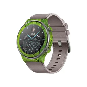 MAHOOT Leaf-Texture Cover Sticker for Huawei Watch GT 2 Pro Smartwatch