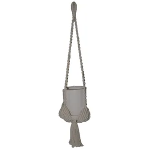 آویزگلدان مکرومه بافی مدل 02