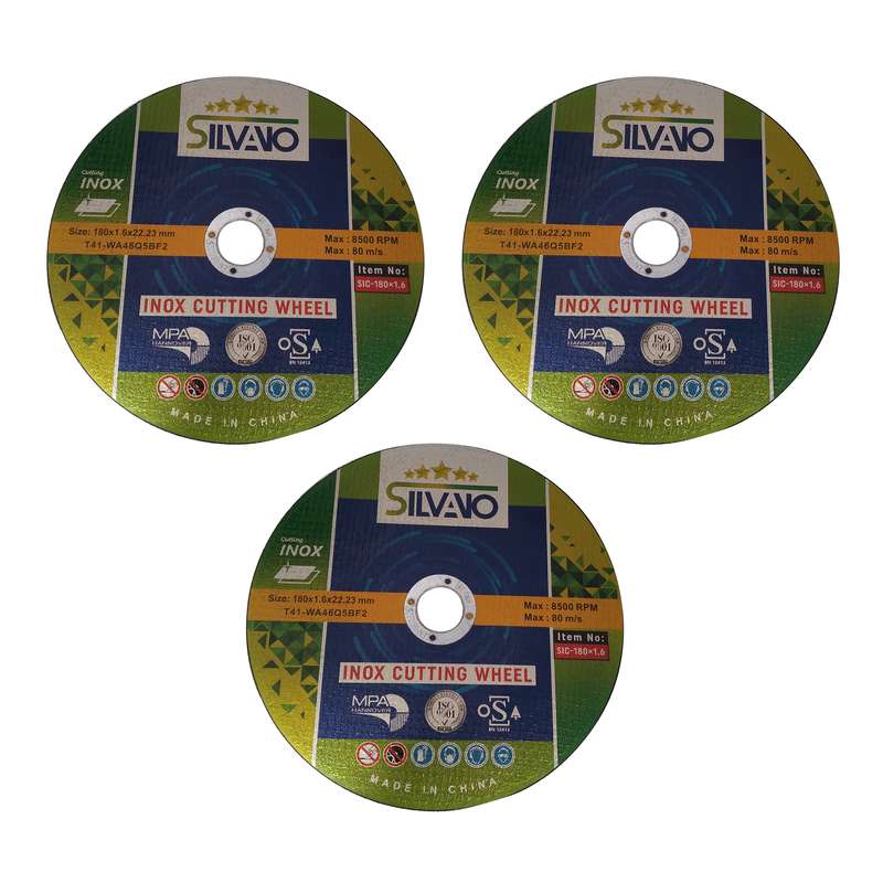 صفحه استیل بر سیلوانو مدل 180x1.6 مجموعه 3 عددی