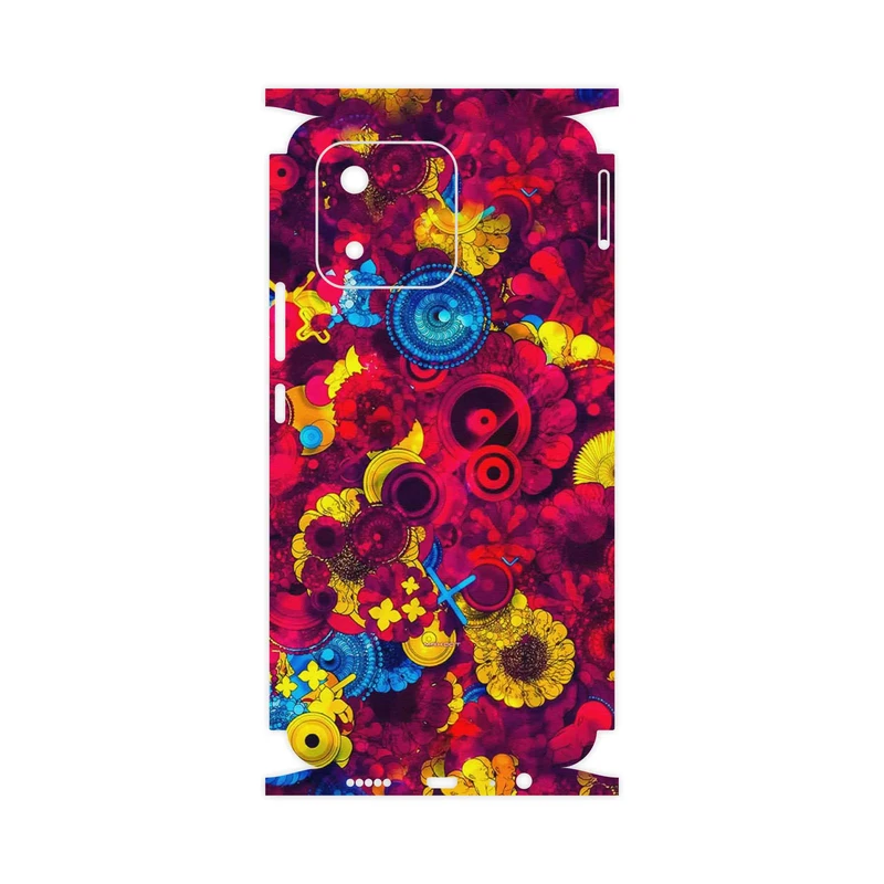 برچسب پوششی ماهوت مدل Vector Flower Garden Digital Art-FullSkin مناسب برای گوشی موبایل آنر X5