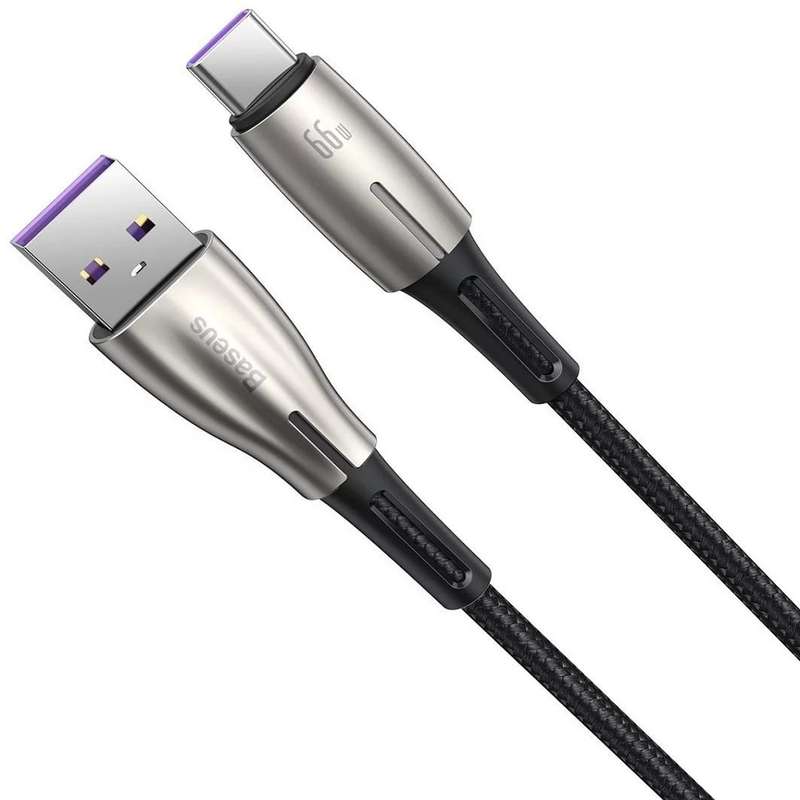 کابل تبدیل USB به USB-C باسئوس مدل CATSD-M01 طول 1 متر