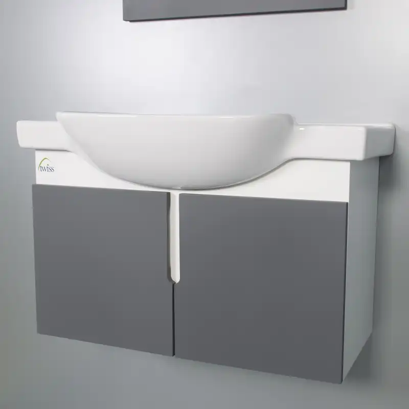 ست کابینت و روشویی توییس مدل tws 1027 به همراه آینه