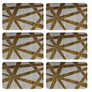 زیربشقابی طرح کلاسیک کد 8810 بسته 6 عددی 