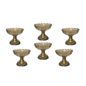 مجموعه ظروف هفت سین 6 پارچه مدل نارنج کد 600