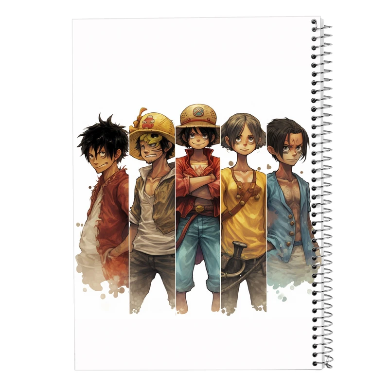 دفتر ژورنال نویسی 50 برگ مدوپد مدل نقطه ای طرح وان پیس One Piece کد DF11581