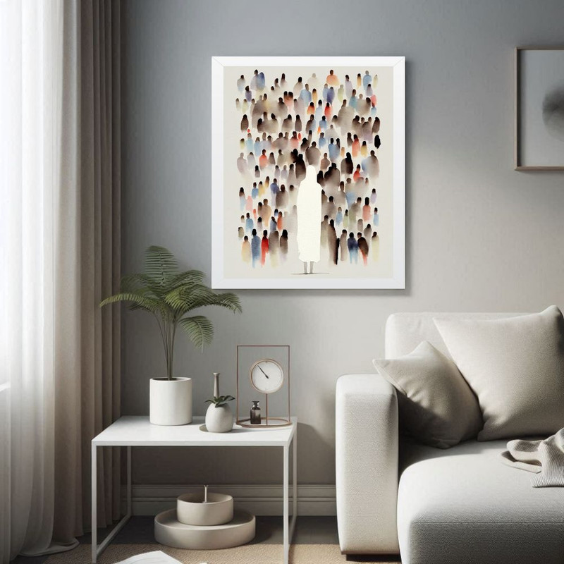 تابلو مدل هنر آبرنگ