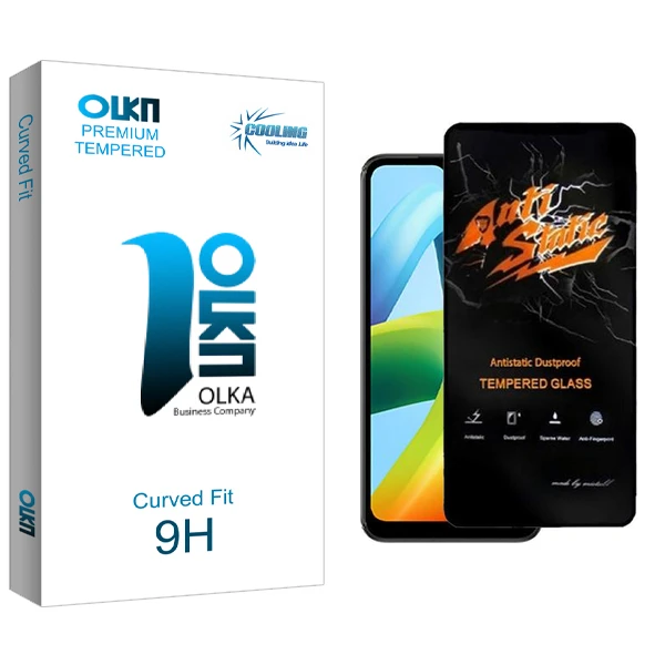 محافظ صفحه نمایش کولینگ مدل Olka Antistatic مناسب برای گوشی موبایل شیائومی Redmi A1 Plus