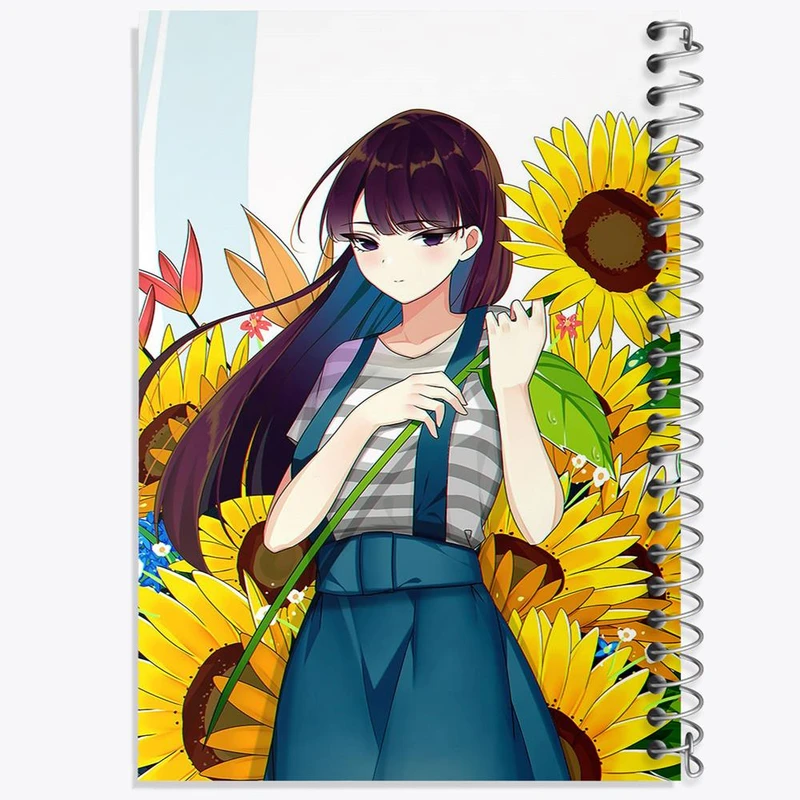 دفتر مشق 100 برگ خندالو طرح انیمه کومی سان کد 16083