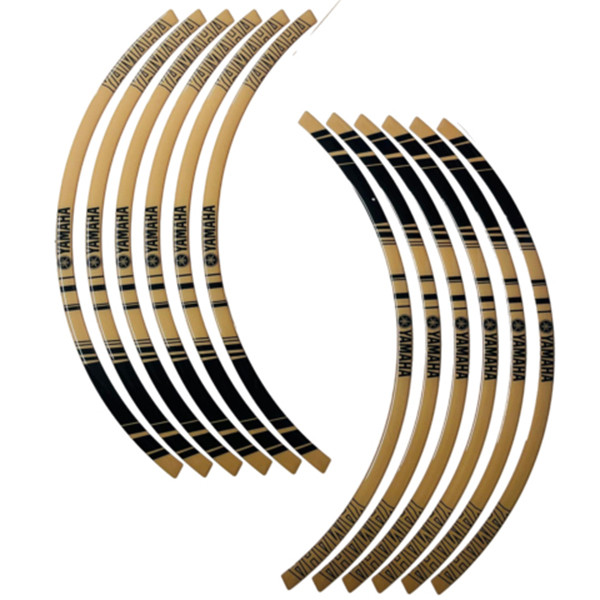 برچسب موتور سیکلت وارون مدل W-44-GLD مناسب برای یاماها آیروکس بسته 12 عددی