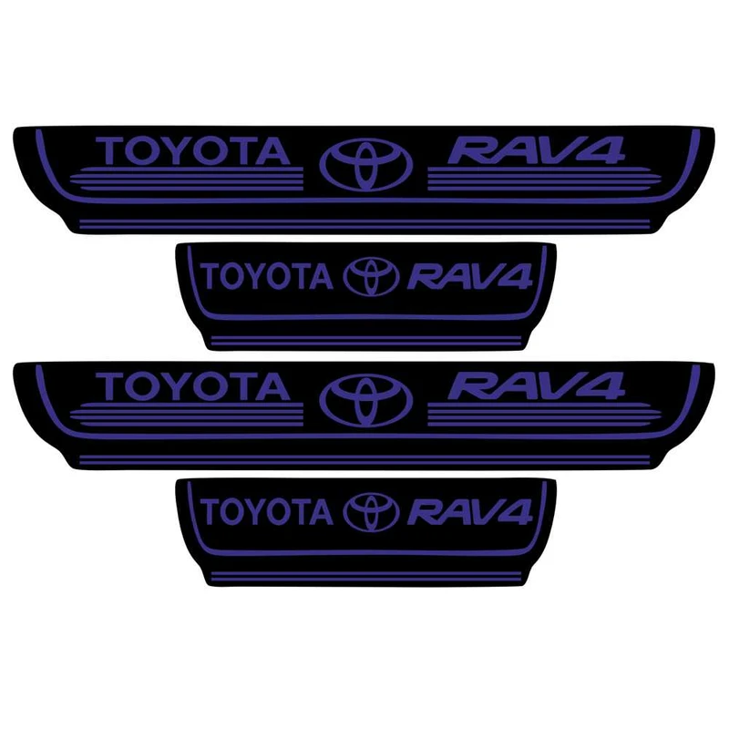   برچسب بدنه خودرو اسپرت غدیر مدل CH BL YA59 A136 مناسب برای RAV4 بسته 4 عددی