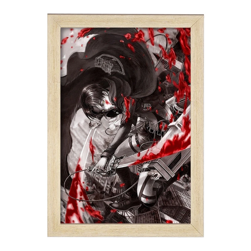 تابلو خندالو مدل لیوای آکرمن انیمه اتک آن تایتان Attack on Titan  کد 10979