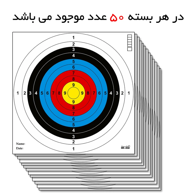 سیبل تفنگ بادی مستر راد مدل کرال کد 1491 بسته 50 عددی عکس شماره 7