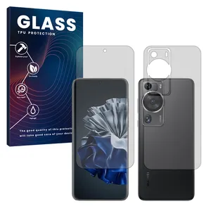 Glass Resistant model transparent screen protector suitable for Huawei P60 Pro Mobile along with the back protector