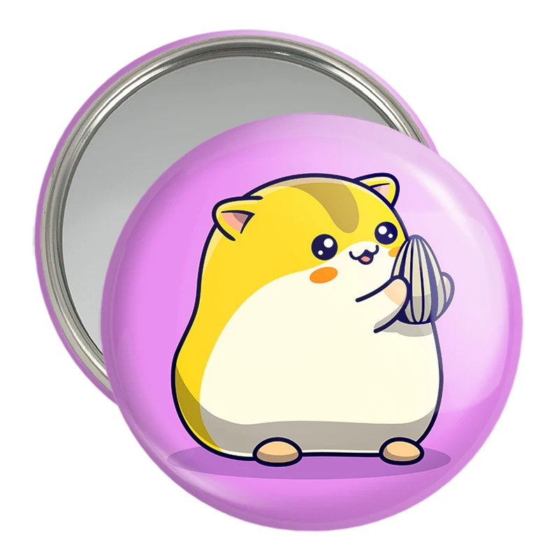 آینه جیبی خندالو مدل حیوانات بامزه همستر کد 29645