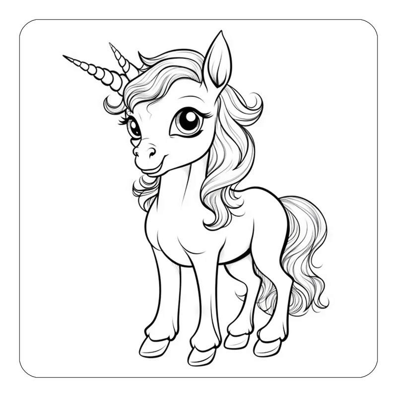 مگنت کاکتی طرح اسب تک شاخ و یونیکورن مدل mp32015