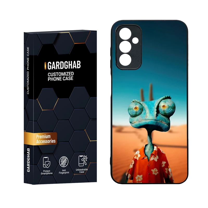 کاور گارد قاب مدل دورژله ای پشت گلس پسرانه مناسب برای گوشی موبایل سامسونگ Galaxy M13 4G