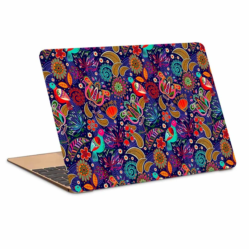 استیکر لپ تاپ طرح pattern colorful folklore کد N-465 مناسب برای لپ تاپ 15.6 اینچ