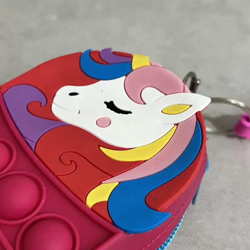 جامدادی مدل پاپتی سیلیکونی طرح یونیکورن کیوت کد U NN