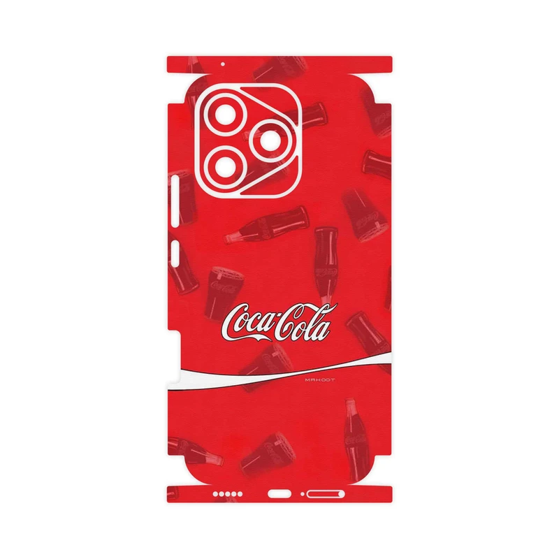 برچسب پوششی ماهوت مدل Coca_Cola_Logo-FullSkin مناسب برای گوشی موبایل آنر 400 Lite