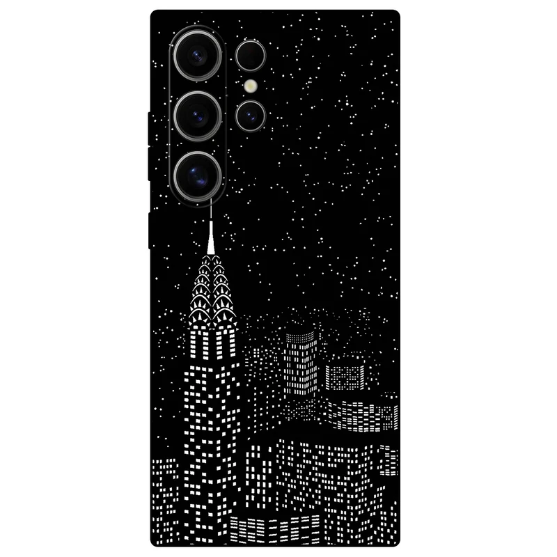 کاور مگافون طرح نیویورک مدل 7768 مناسب برای گوشی موبایل سامسونگ Galaxy S24 Ultra