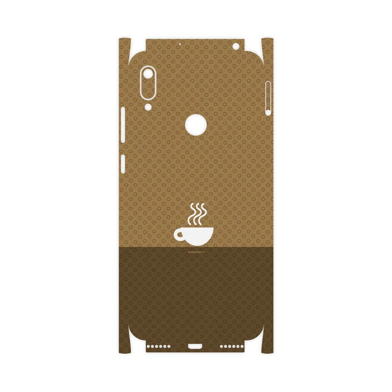 برچسب پوششی ماهوت مدل Minimal Cup of Coffee Icon-FullSkin مناسب برای گوشی موبایل هوآوی Y6 Prime 2019