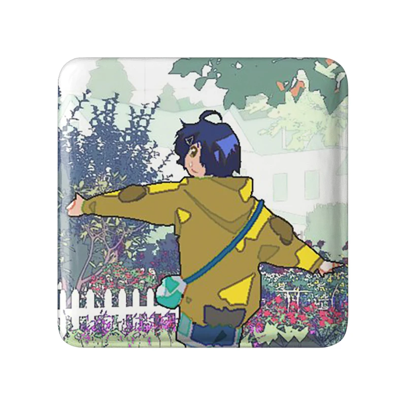 مگنت خندالو طرح ناگاسه انیمه واندر اگ پرایورتی مدل مربعی کد 34070