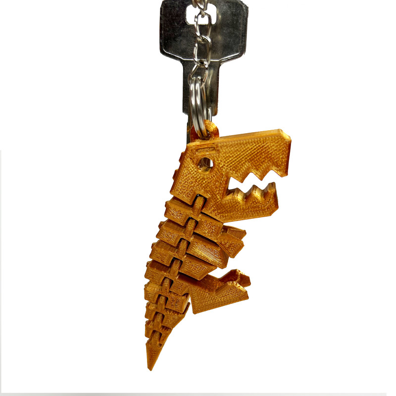 جاکلیدی مدل دایناسور تی‌رکس انعطاف‌پذیر کد F03