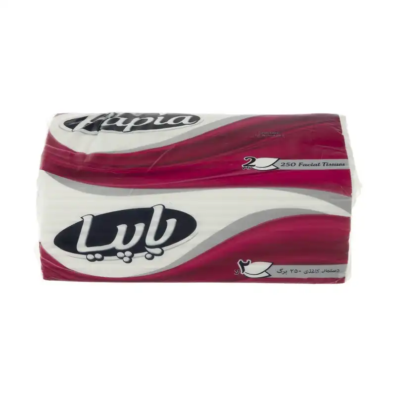 دستمال کاغذی 250 برگ پاپیا مدل اقتصادی بسته 7 عددی