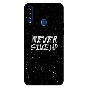 Megafone Never give up 1871 Cover For Samsung Galaxy A20 S
