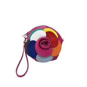 کیف پول زنانه مدل گل رز ۲۴۳