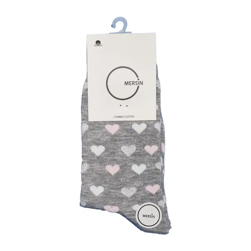 جوراب زنانه مدل قلب قلبی