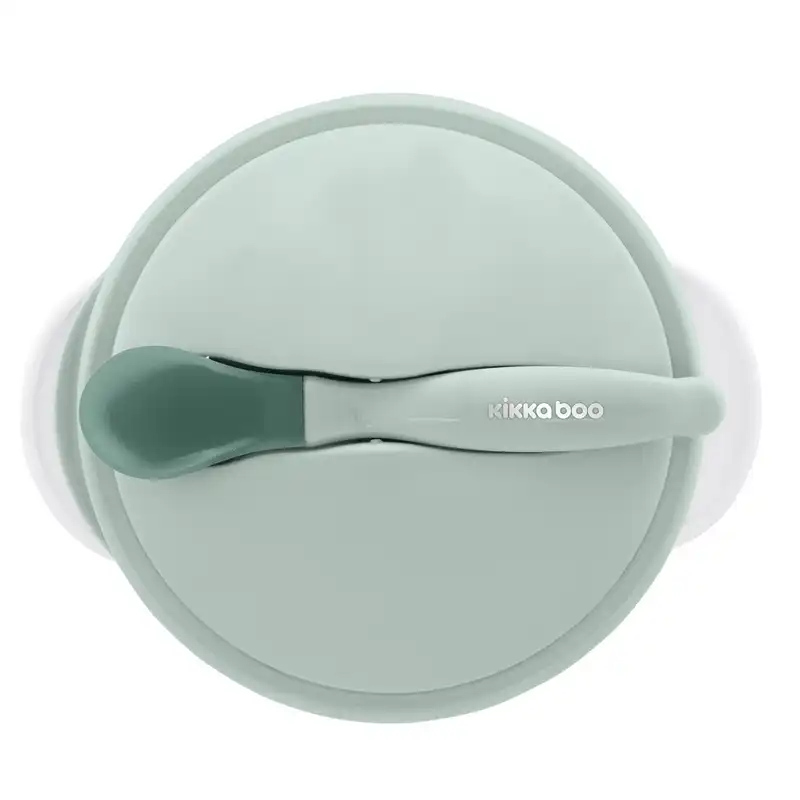 ظرف غذا کودک کیکابو مدل Sensing به همراه قاشق