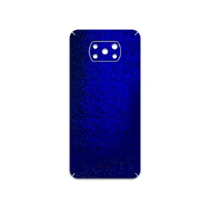 MAHOOT Blue-Holographic Cover Sticker for Xiaomi Poco X3 NFC