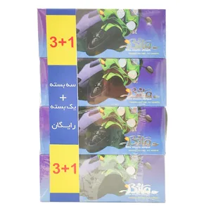 دستمال کاغذی 100 برگ بی تا مدل BI_MOT-OR بسته 4 عددی
