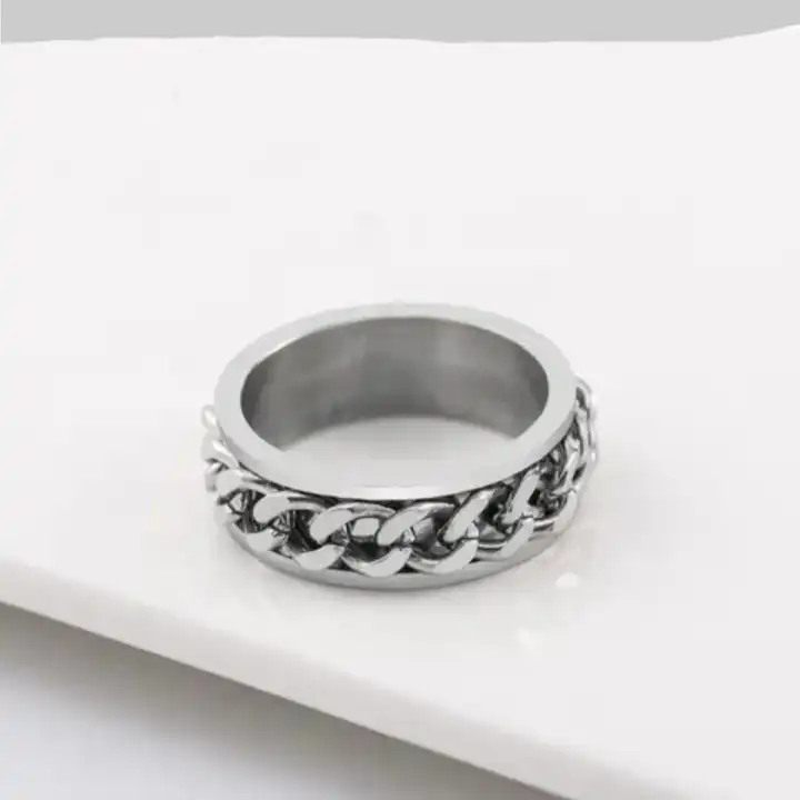 انگشتر مردانه مدل زنجیری