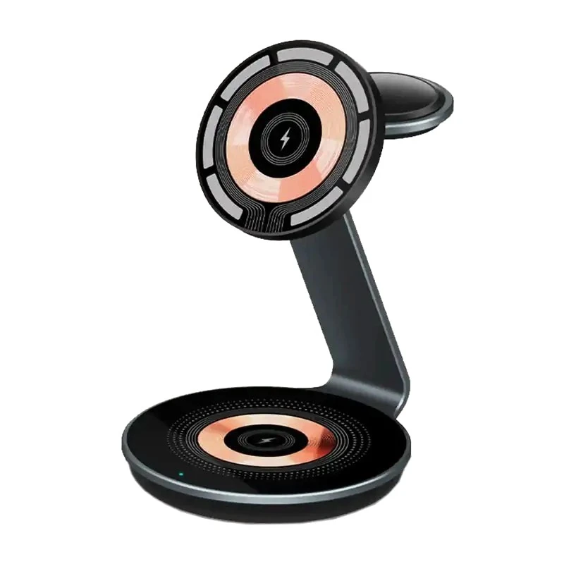شارژ رومیزی مدل 3in1 Magnetic Wireless charger XQ-01
