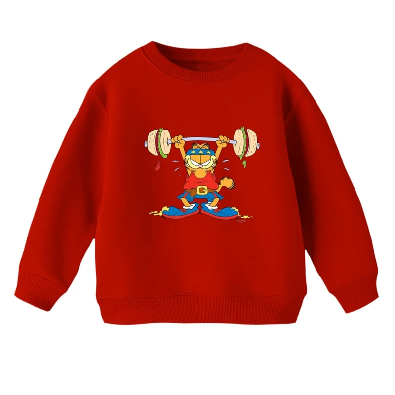 سویشرت بچگانه مدل گارفیلد و همبرگر