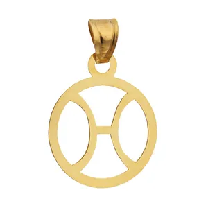 آویز گردنبند طلا 18 عیار زنانه الن نار مدل 1374