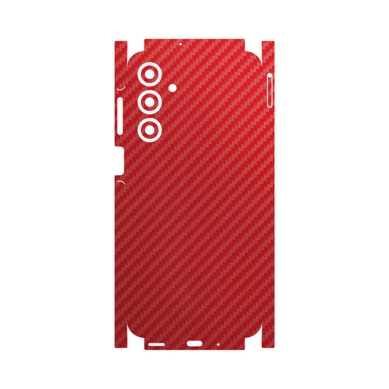 برچسب پوششی ماهوت مدل Red-Fiber-FullSkin مناسب برای گوشی موبایل سامسونگ Galaxy A16 5G
